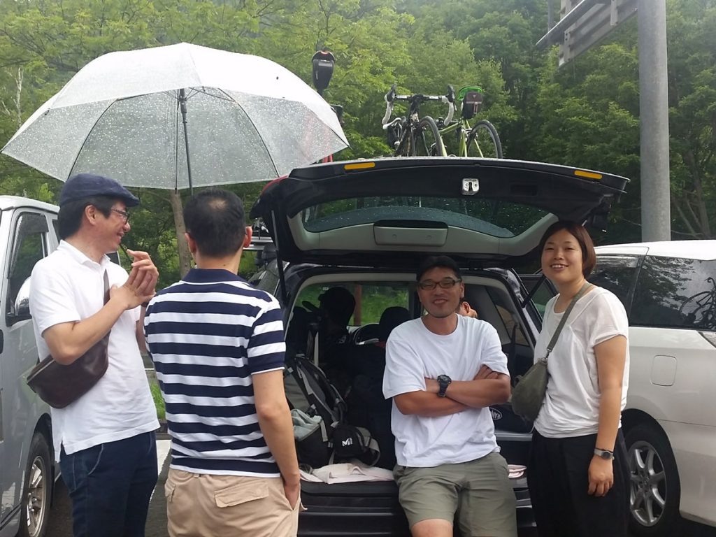 この日の乗鞍は1日目雨でしたが、荷物を満載したまま松本市に観光に行きました。