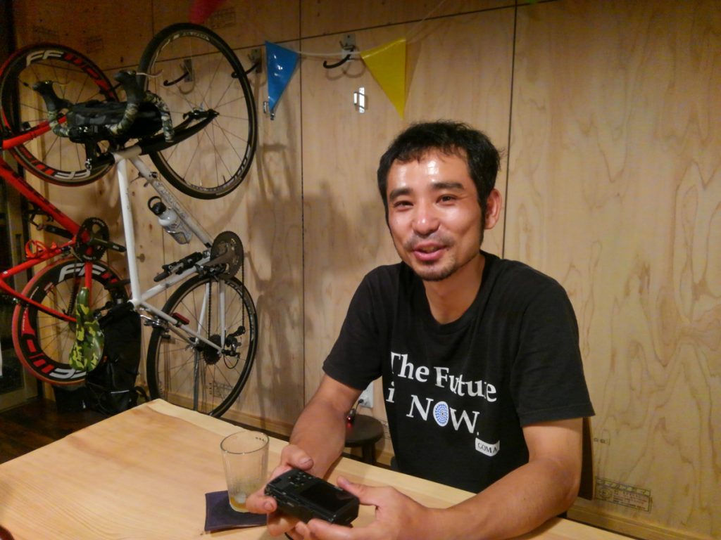 くらしサイクル　店長木原さん。色々と楽しいお話きかせていただきました。